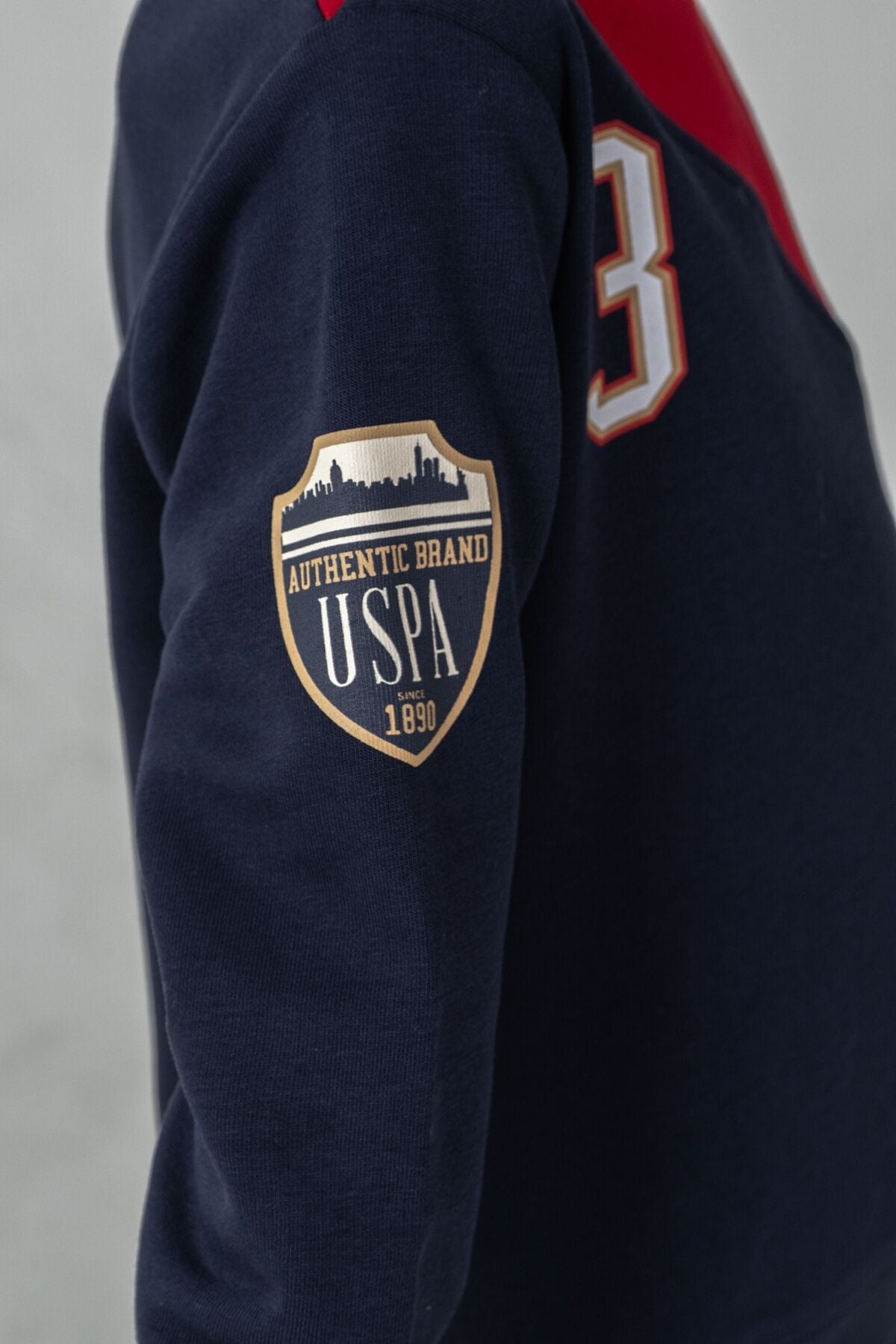 U.S. Polo Assn. Erkek Çocuk Baskılı Lacivert Uzun Kol Eşofman Takımı US2616-C-V1