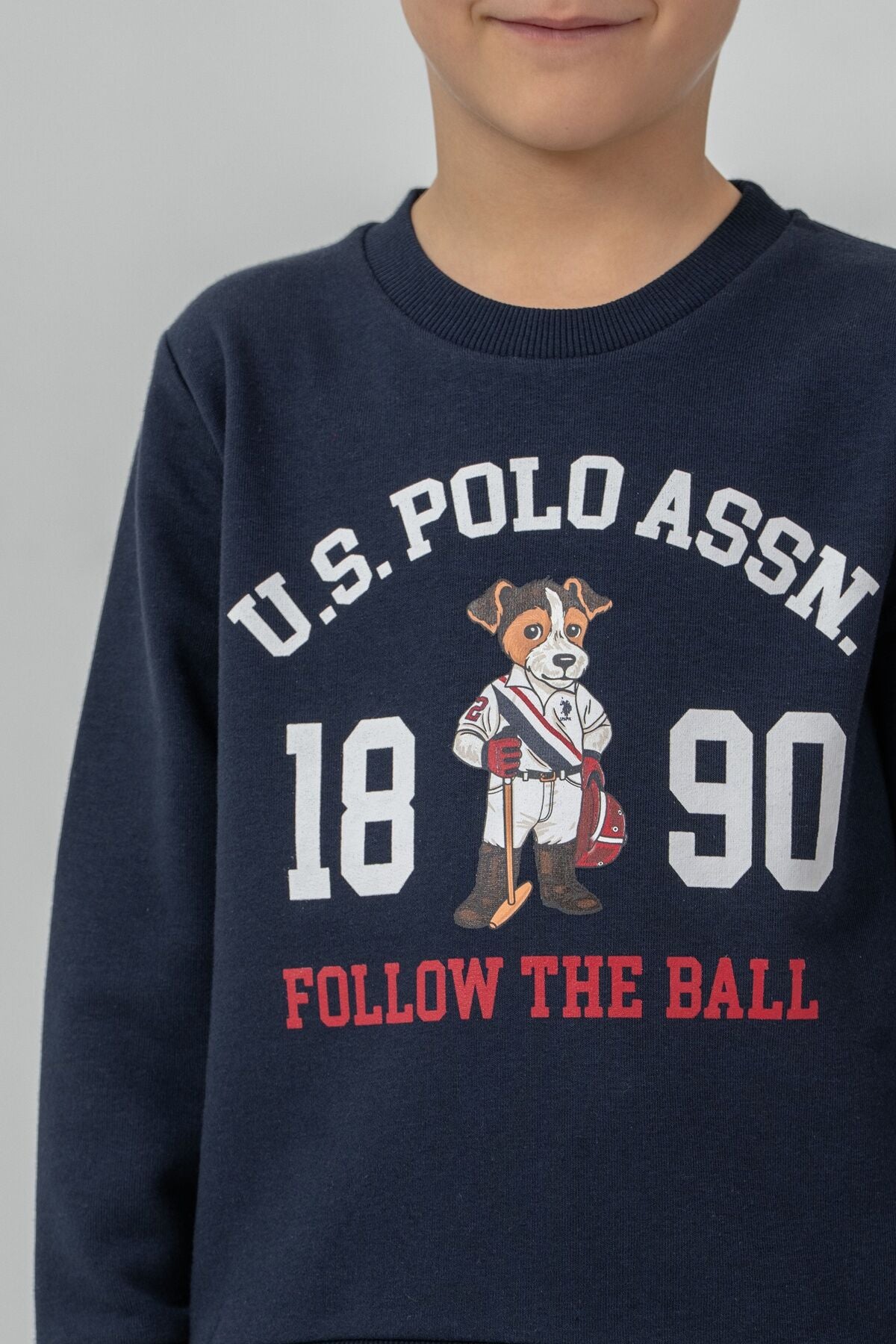 U.S. Polo Assn. Erkek Çocuk Baskılı Lacivert Uzun Kol Eşofman Takımı US2632-C-V2 Ürün ikincil görseli
