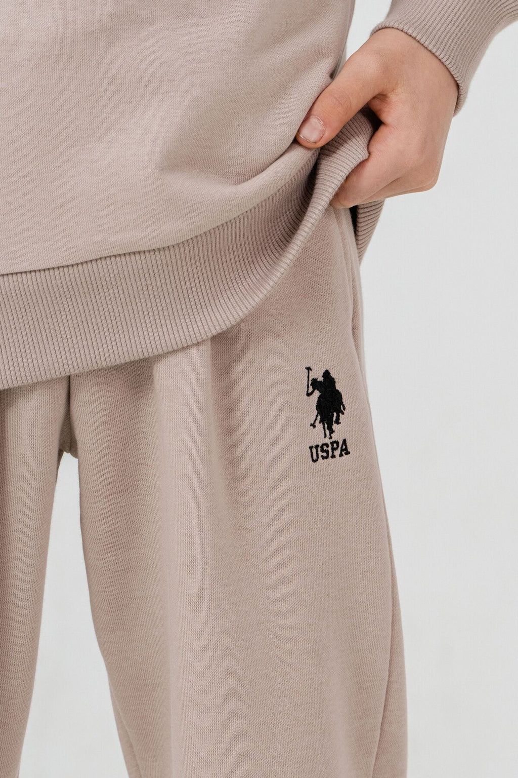 U.S. Polo Assn. Erkek Çocuk Baskılı Sarı Uzun Kol Eşofman Takımı US2606-C-V3
