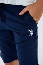 U.S. Polo Assn Erkek Çocuk Beyaz Bermuda Takım