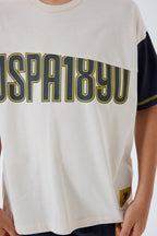 U.S. Polo Assn. Erkek Çocuk Bisiklet Yaka Nakışlı Yazlık Regular Fit Beyaz Bermuda Takım US2418-C-V1