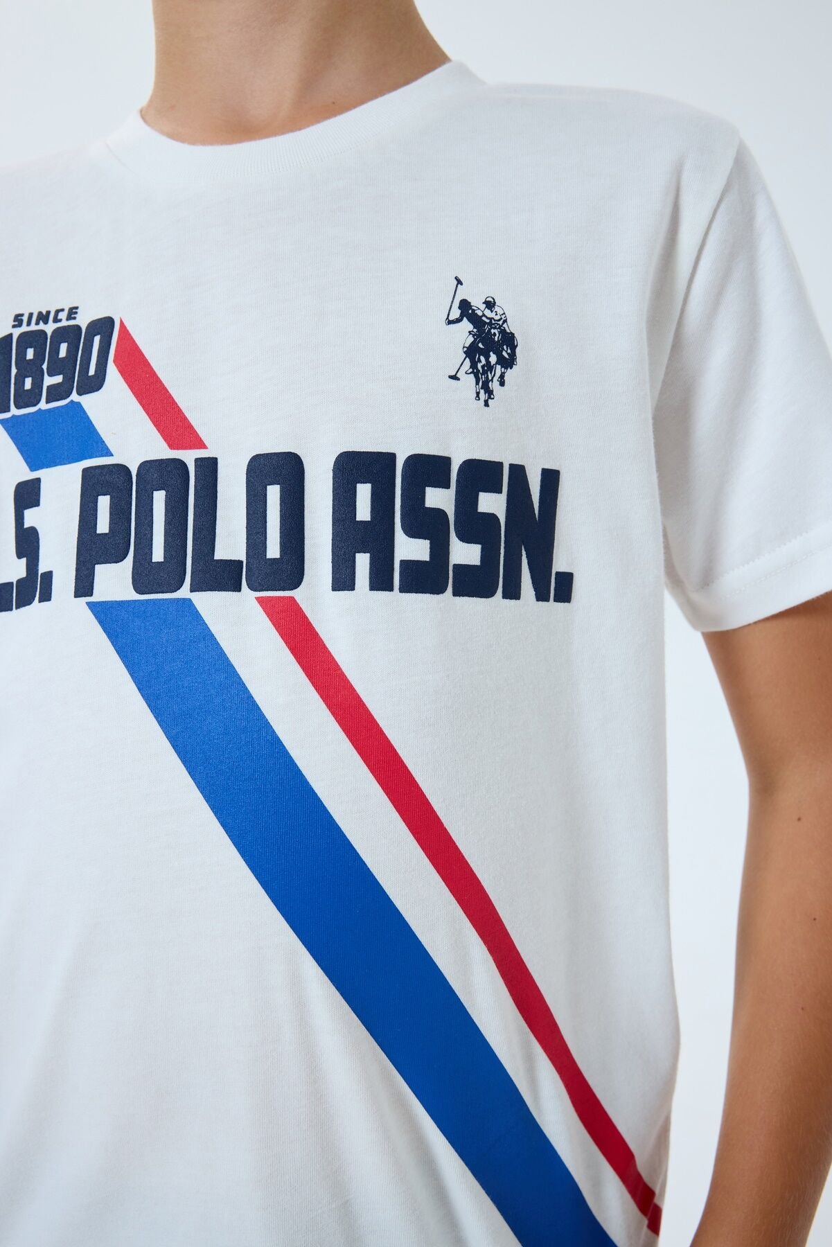 U.S. Polo Assn Erkek Çocuk Beyaz Bermuda Takım