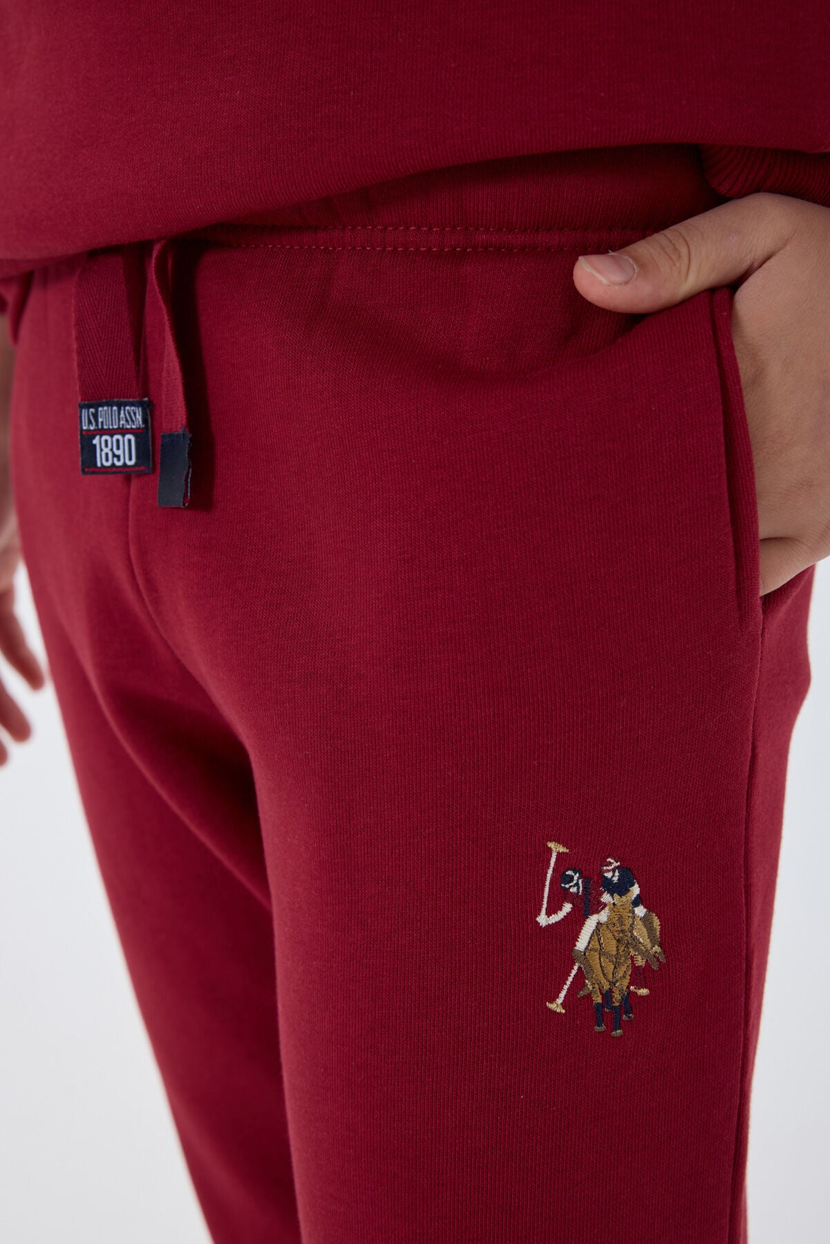 U.s. Polo Assn Erkek Çocuk Bordo Eşofman Takımı