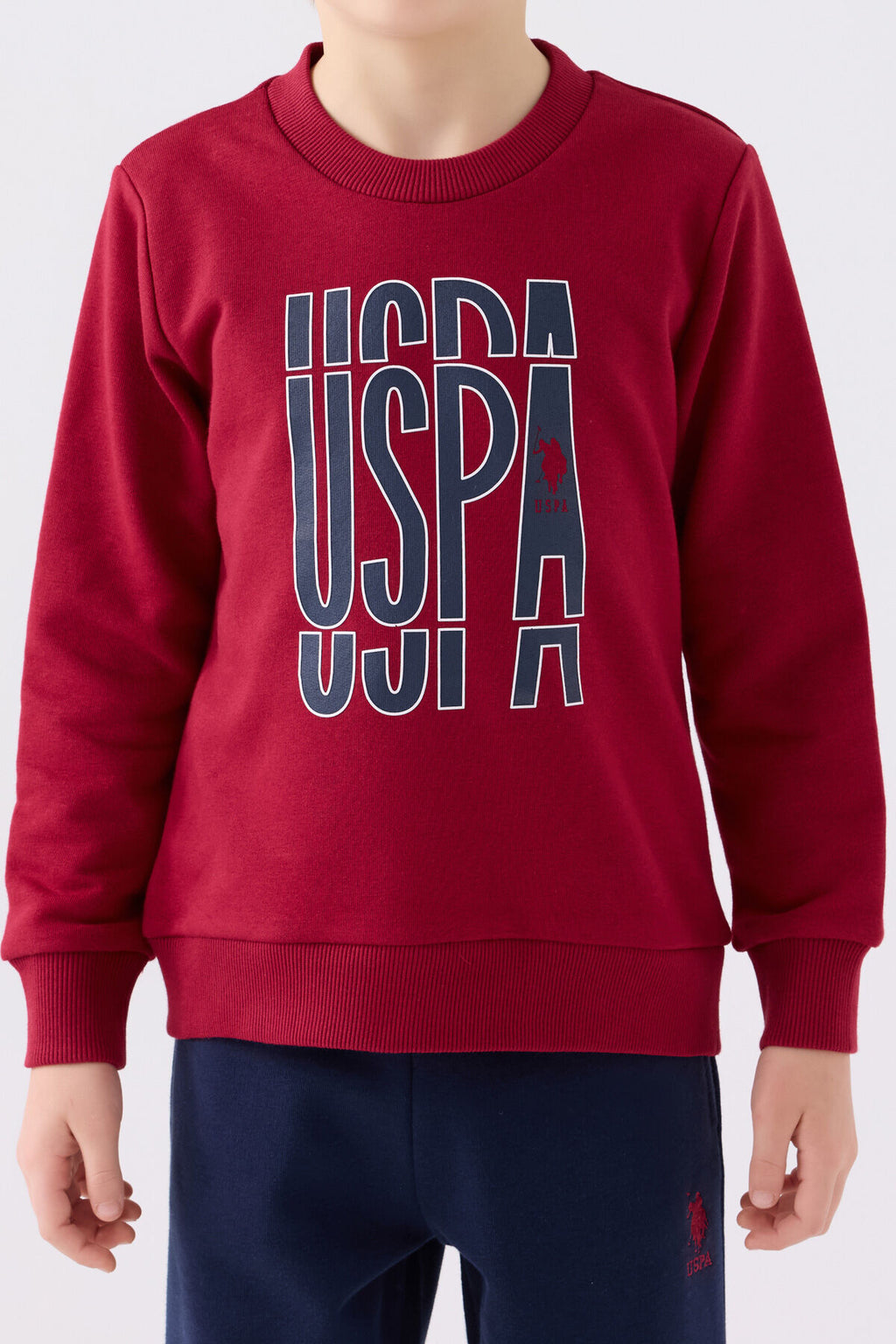 U.s. Polo Assn Erkek Çocuk Bordo Eşofman Takımı