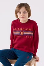 U.s. Polo Assn Erkek Çocuk Bordo Eşofman Takımı