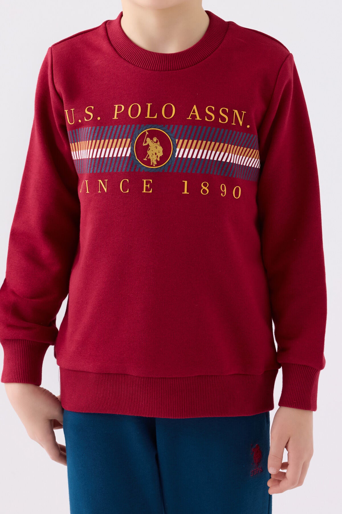 U.s. Polo Assn Erkek Çocuk Bordo Eşofman Takımı