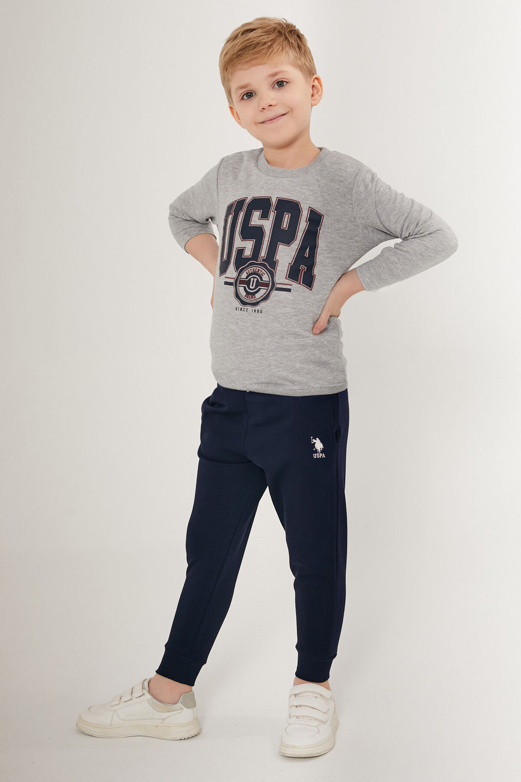 Erkek Çocuk Gri Melanj Pijama Takımı 50285646-vr086