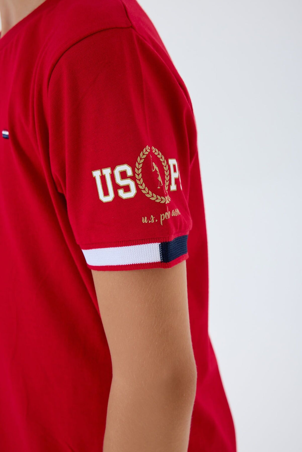 U.S. Polo Assn Erkek Çocuk Kırmızı Bermuda Takım