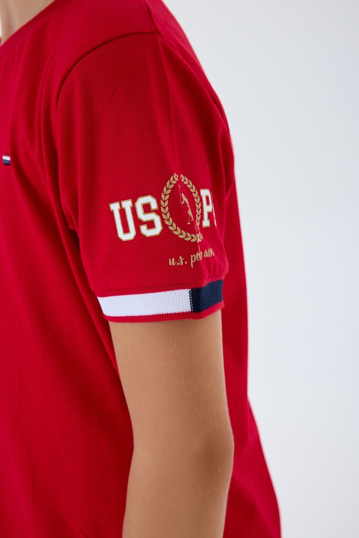 U.S. Polo Assn Erkek Çocuk Kırmızı Bermuda Takım