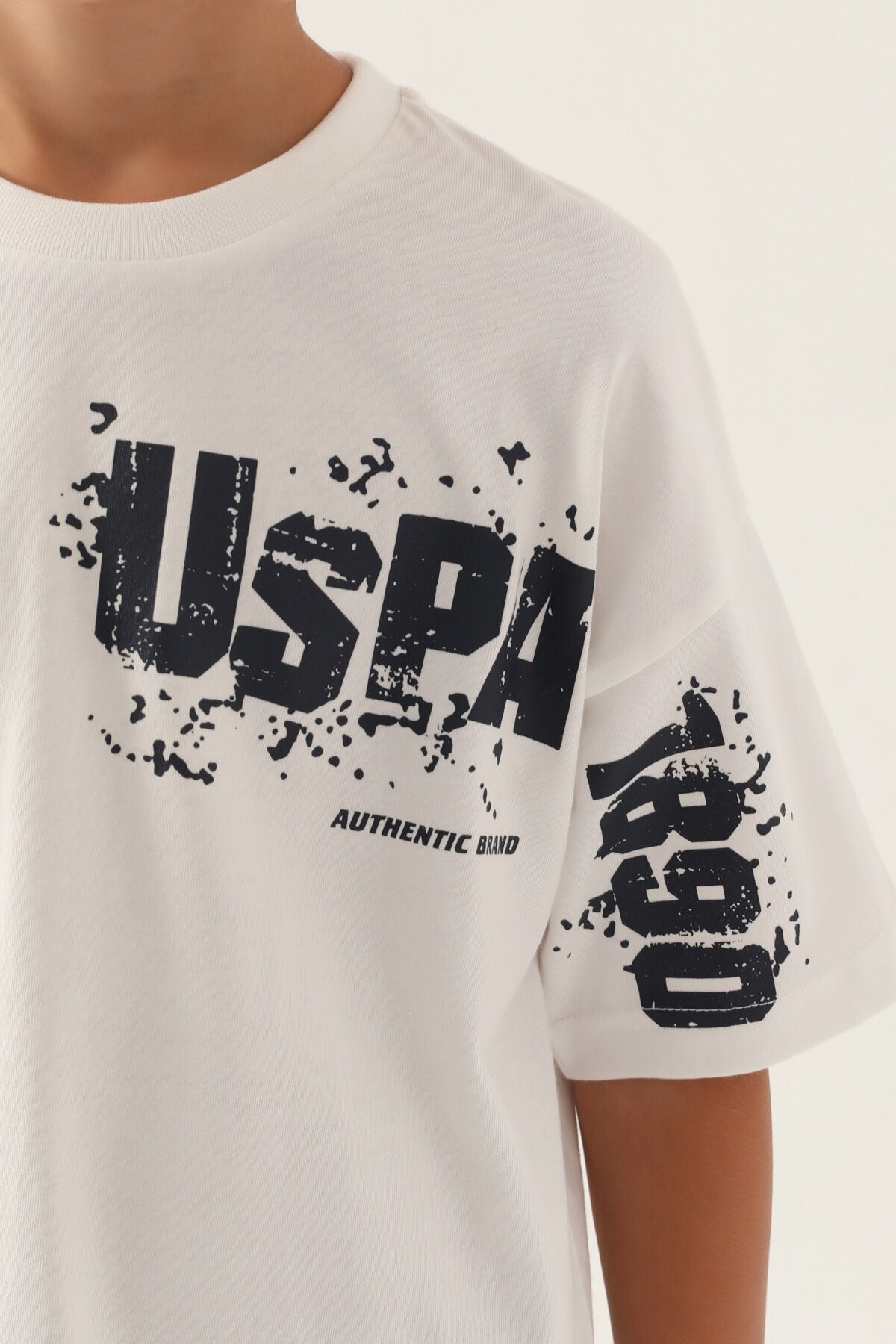 Us Polo Assn Erkek Çocuk Krem Bermuda Takım