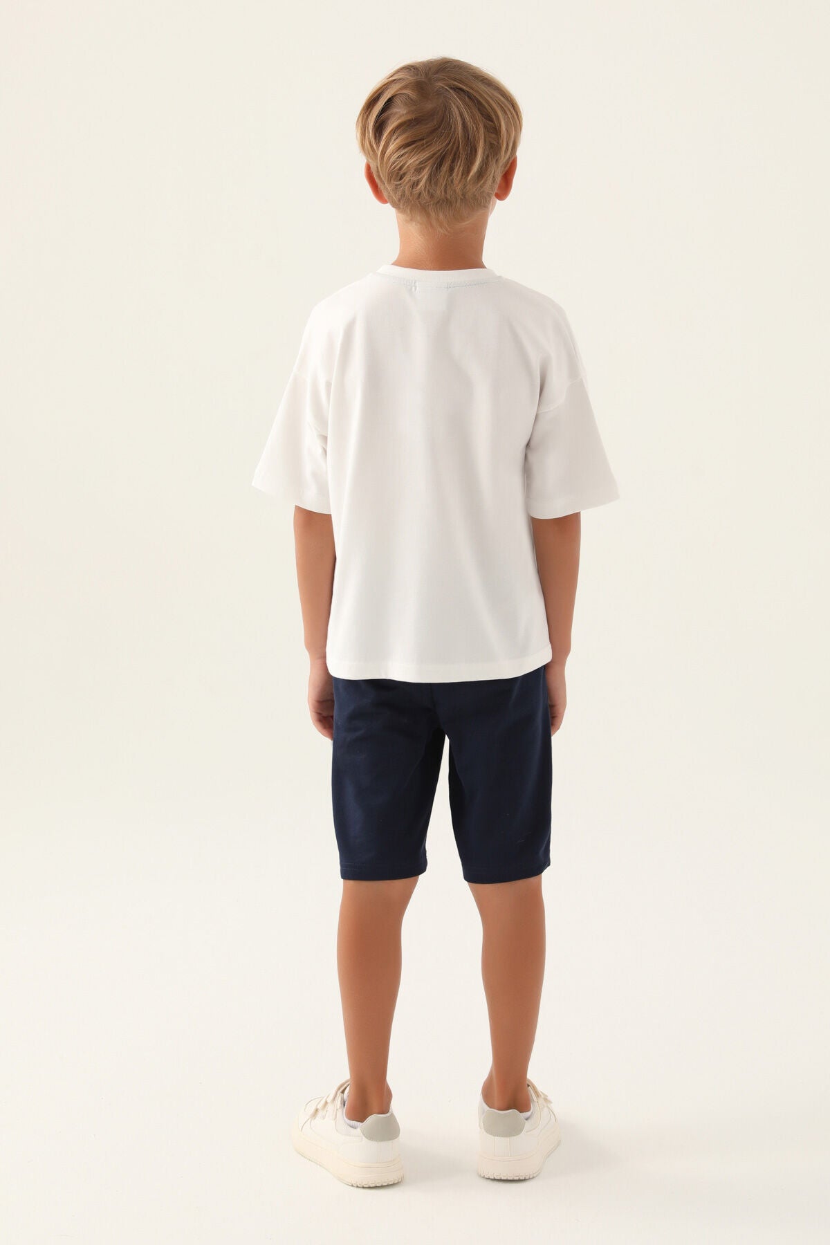 Us Polo Assn Erkek Çocuk Krem Bermuda Takım