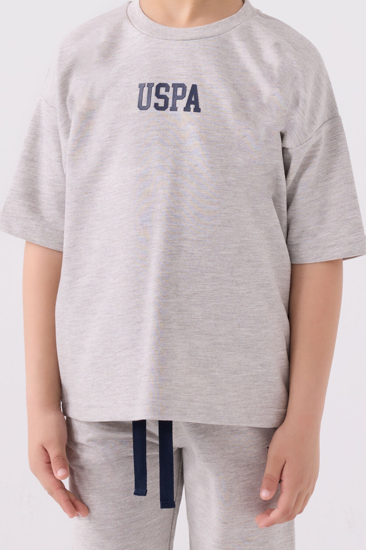 Us Polo Assn Erkek Çocuk Krem Bermuda Takım