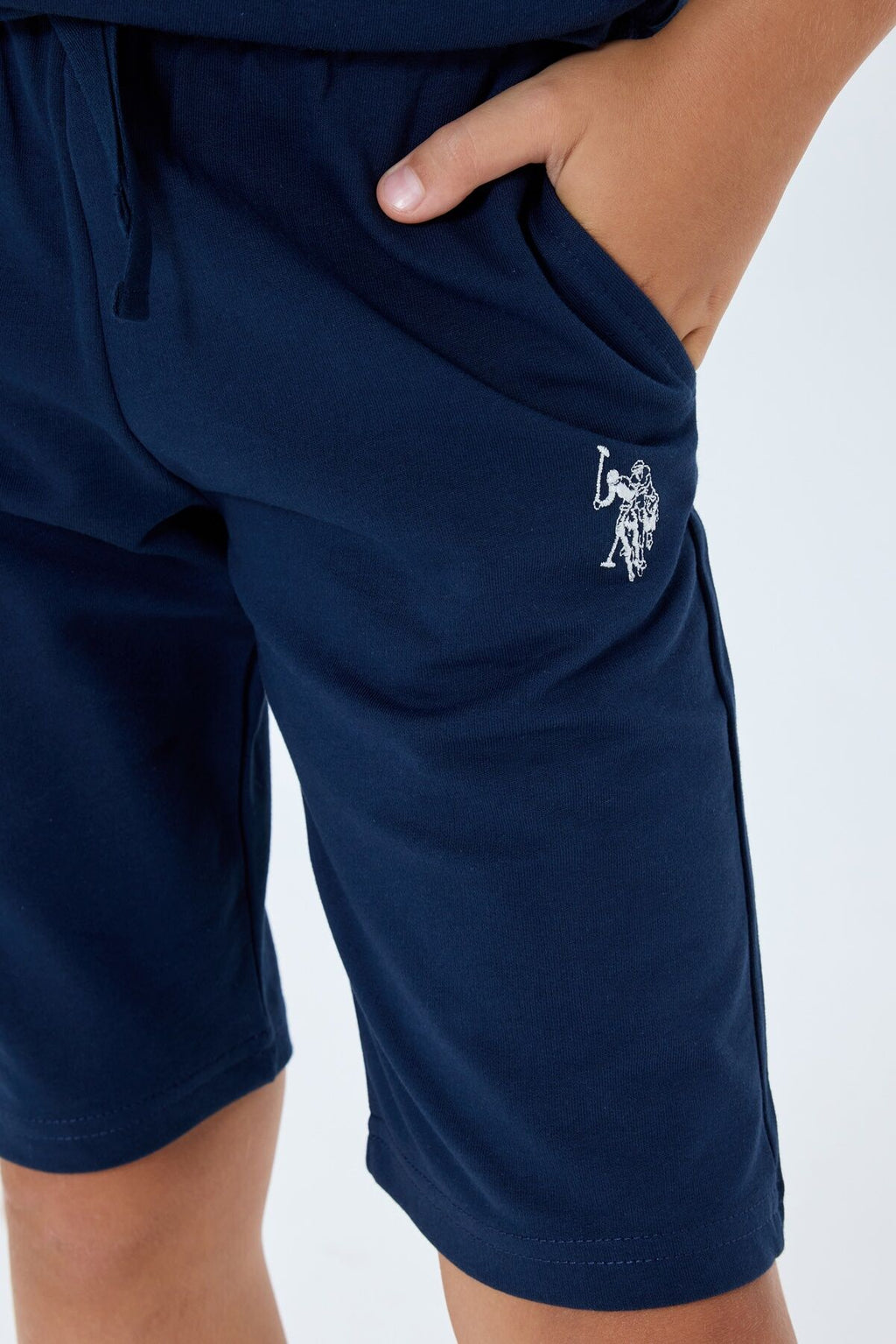 U.S. Polo Assn Erkek Çocuk Lacivert Bermuda Takım