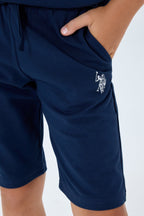U.S. Polo Assn Erkek Çocuk Lacivert Bermuda Takım
