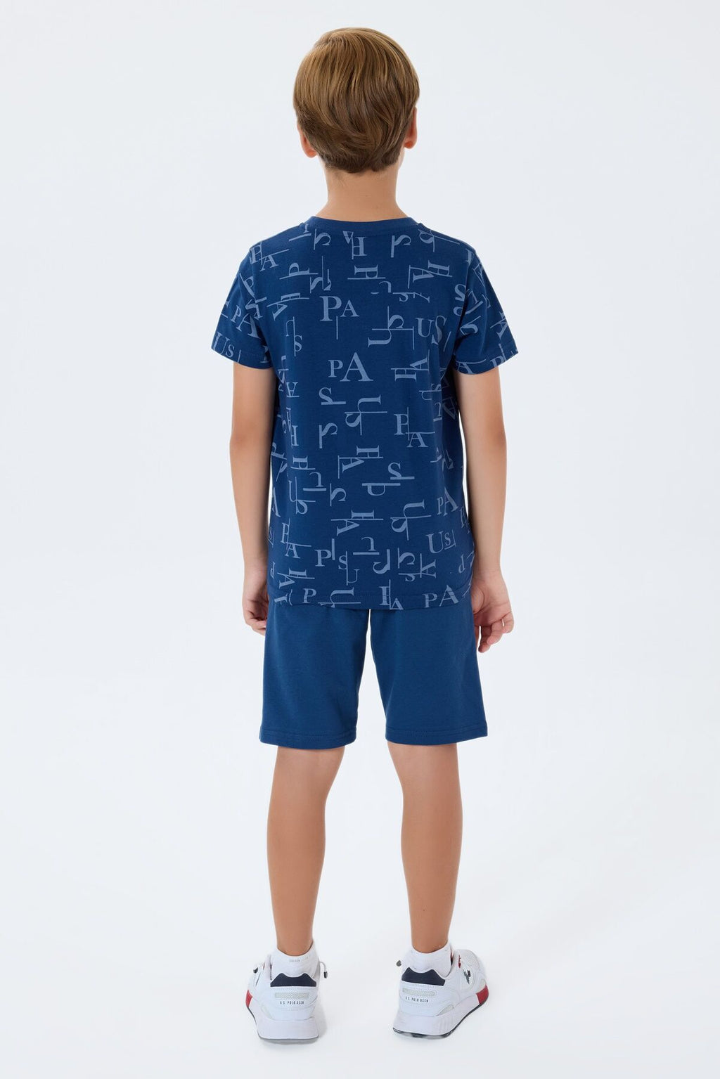 U.S. Polo Assn Erkek Çocuk Lacivert Bermuda Takım