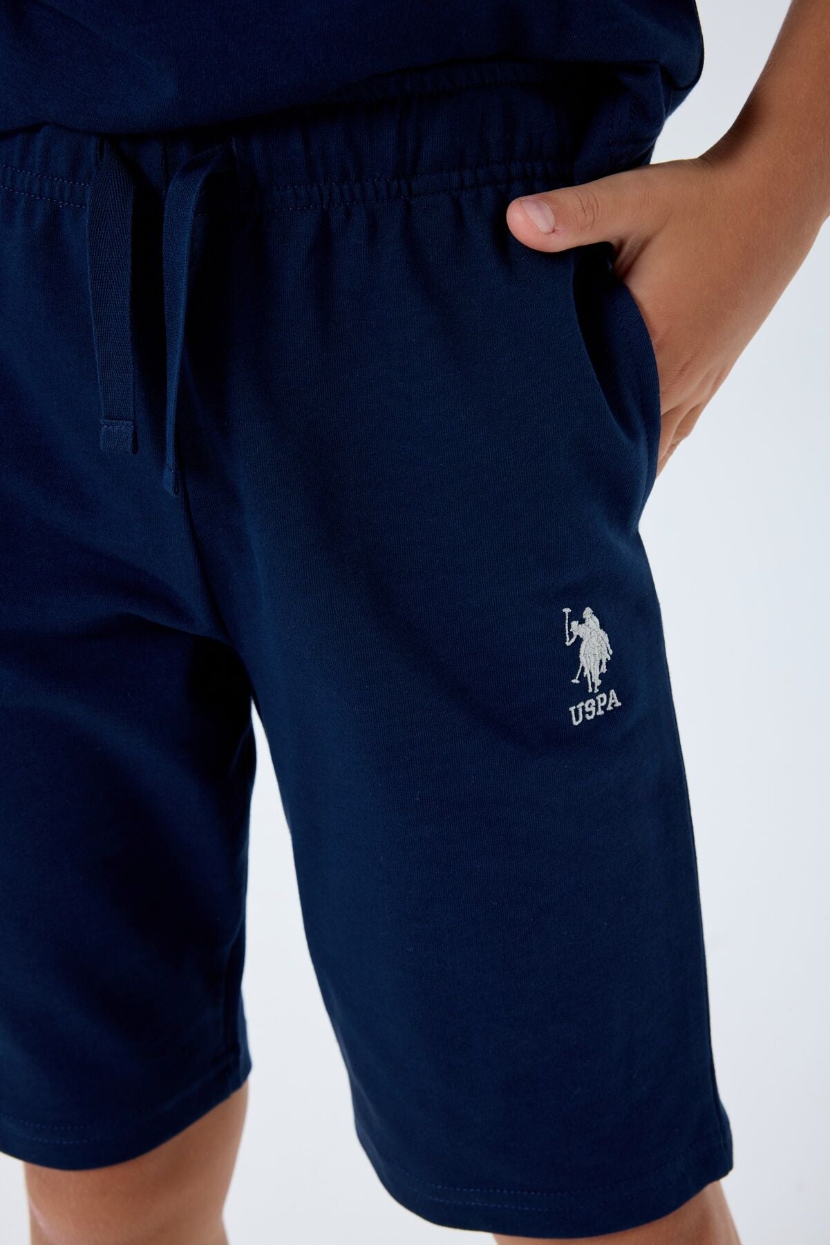 U.S. Polo Assn Erkek Çocuk Lacivert Bermuda Takım