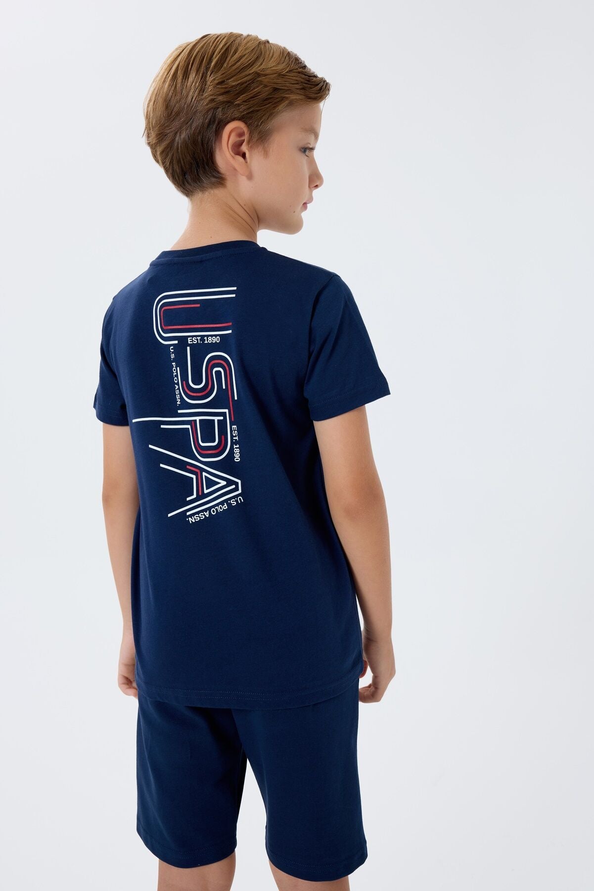 U.S. Polo Assn Erkek Çocuk Lacivert Bermuda Takım