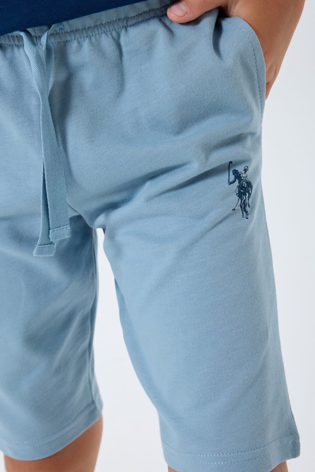 U.S. Polo Assn Erkek Çocuk Lacivert Bermuda Takım
