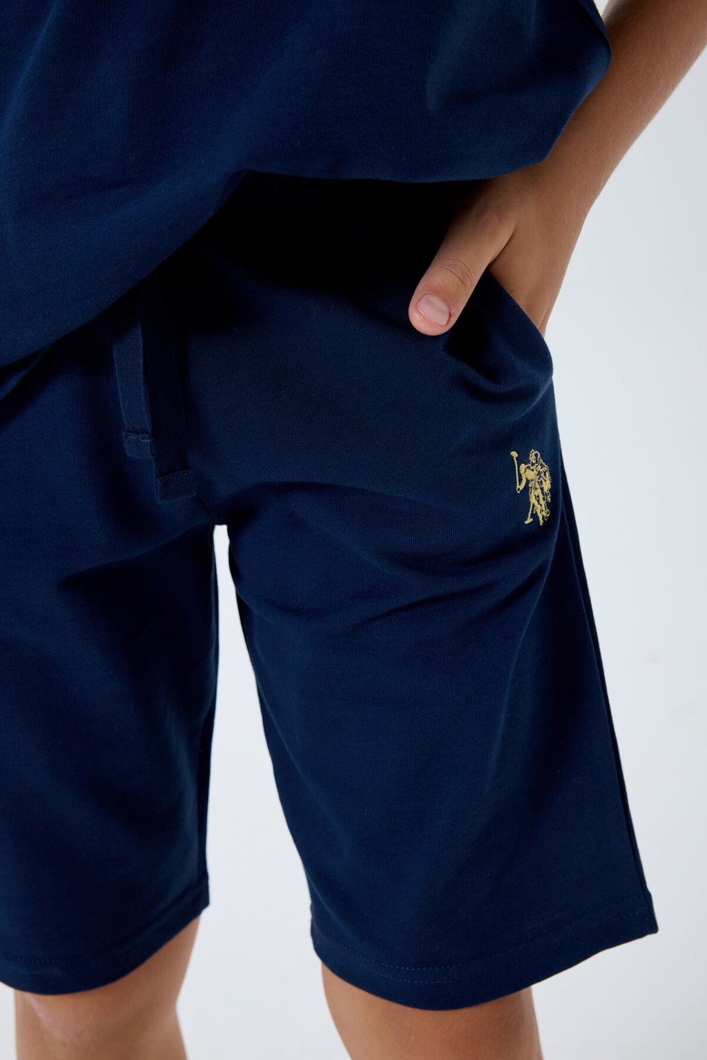 U.S. Polo Assn Erkek Çocuk Lacivert Bermuda Takım