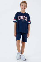 U.S. Polo Assn Erkek Çocuk Lacivert Bermuda Takım