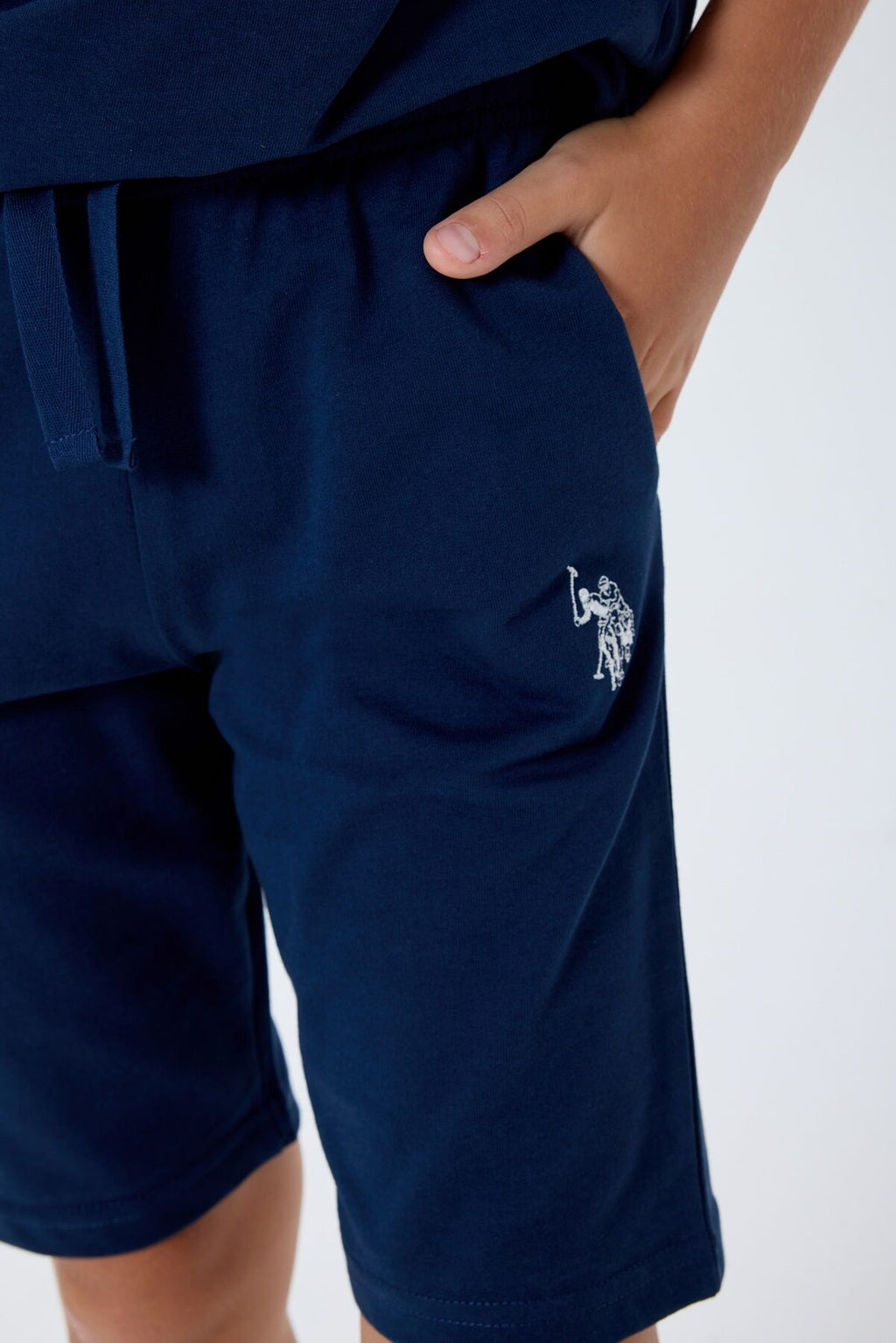 U.S. Polo Assn Erkek Çocuk Lacivert Bermuda Takım