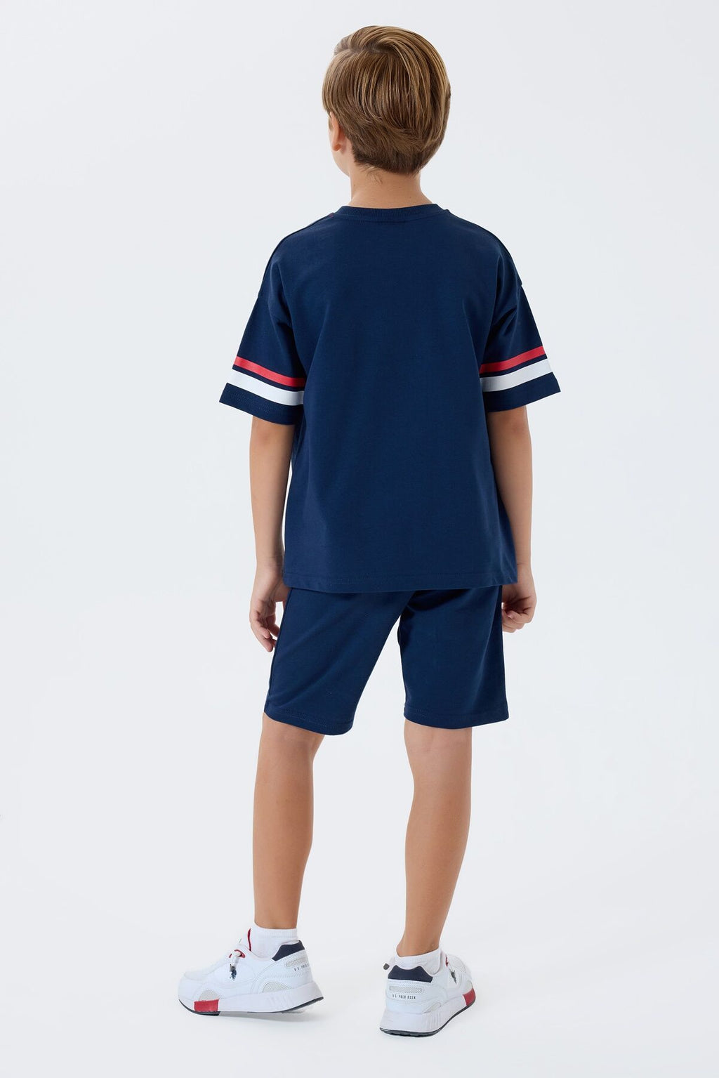 U.S. Polo Assn Erkek Çocuk Lacivert Bermuda Takım