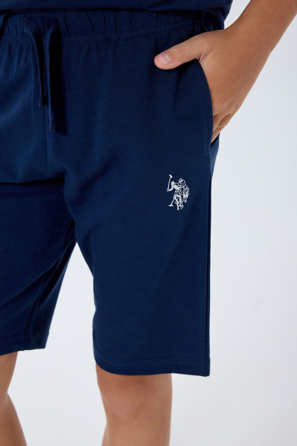 U.S. Polo Assn Erkek Çocuk Lacivert Bermuda Takım