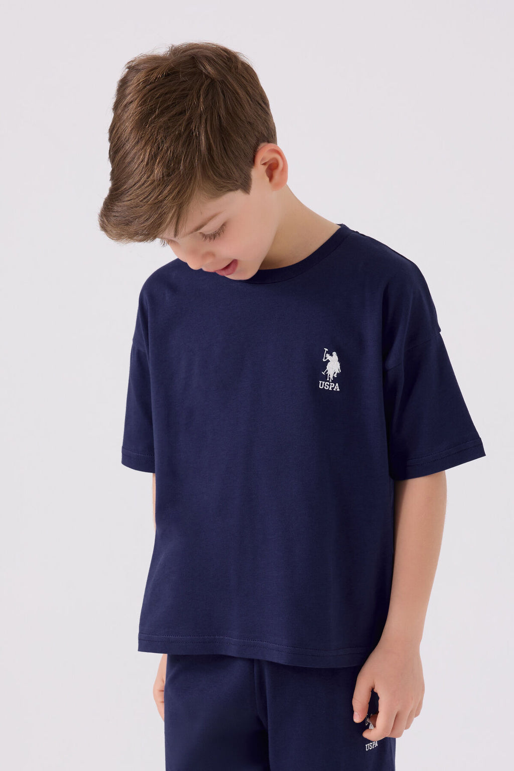 Us Polo Assn Erkek Çocuk Lacivert Bermuda Takım