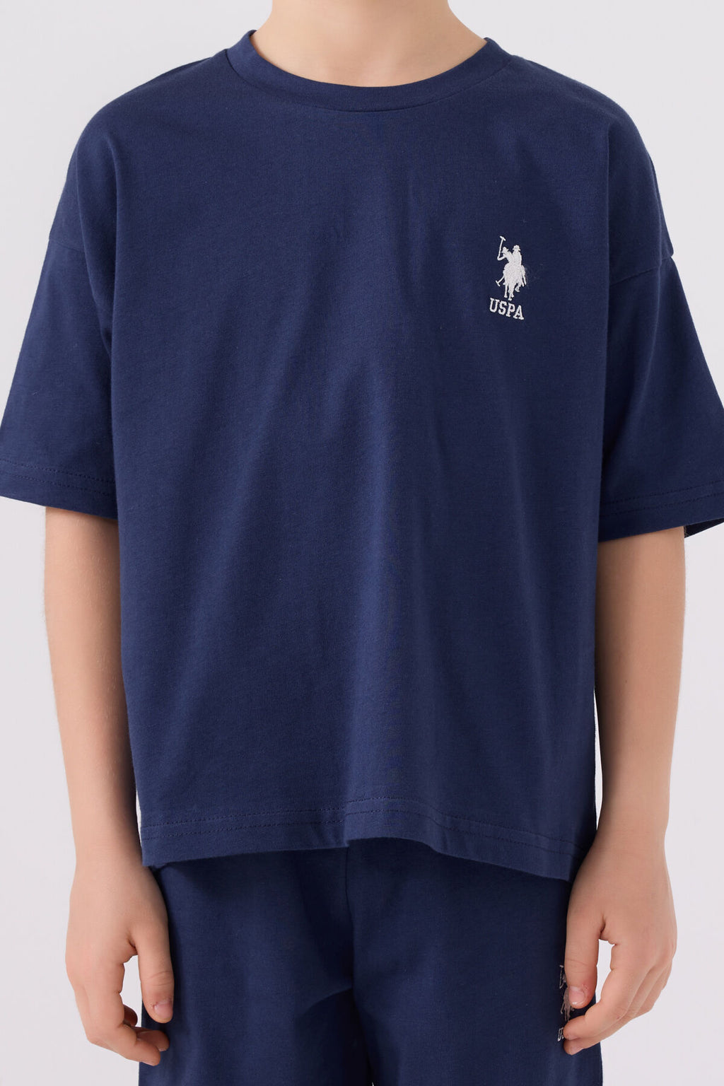 U.s. Polo Assn Erkek Çocuk Koyu Indigo Bermuda Takımı