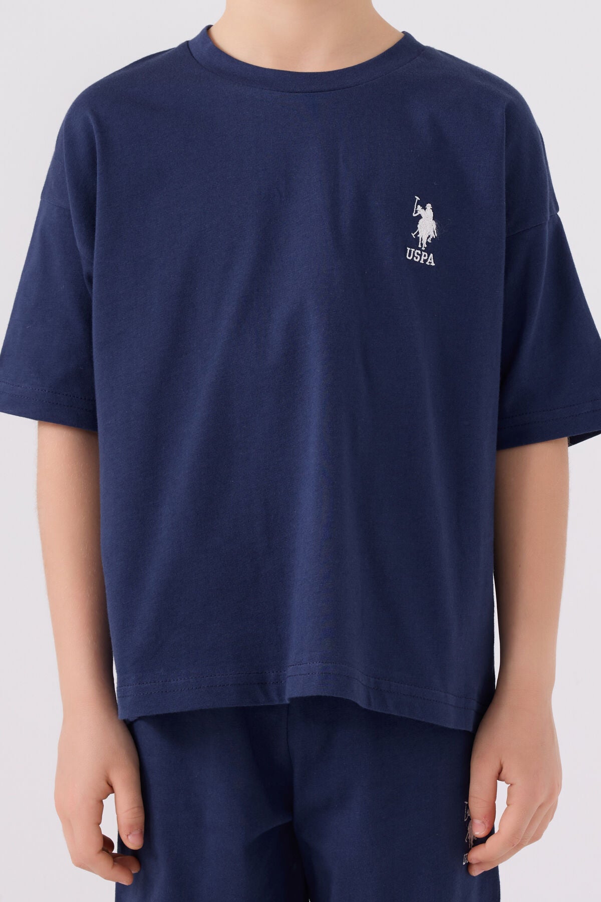 U.s. Polo Assn Erkek Çocuk Koyu Indigo Bermuda Takımı