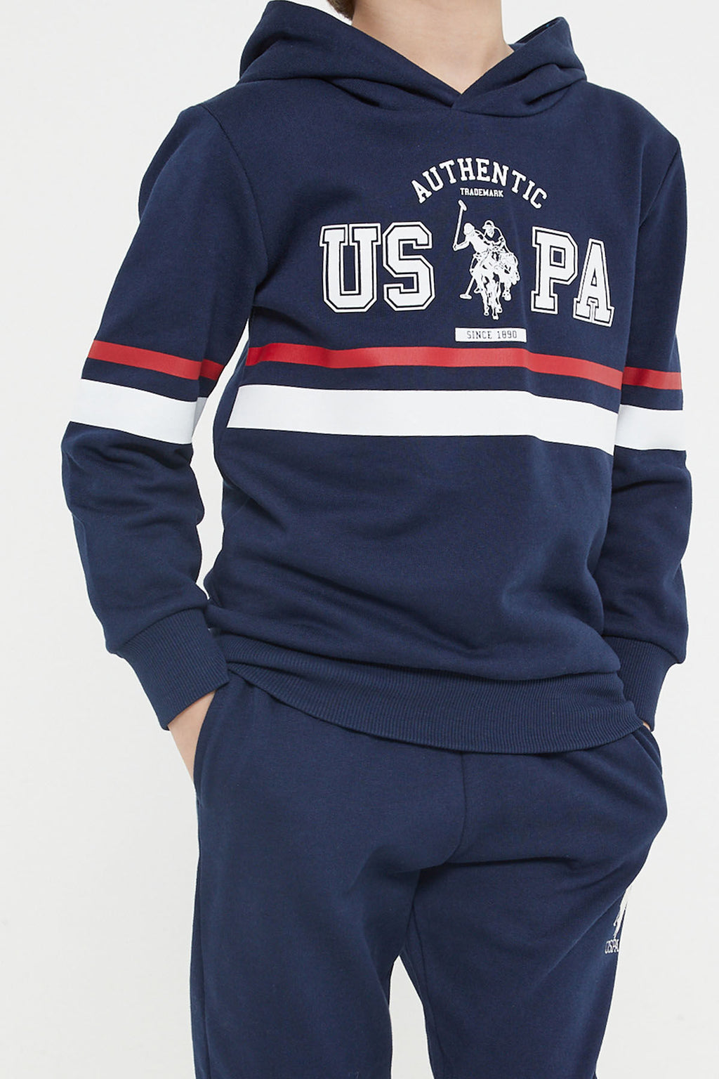 U.s. Polo Assn Lisanslı Lacivert Erkek Çocuk Eşofman Takım Us1133-c