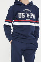U.s. Polo Assn Lisanslı Lacivert Erkek Çocuk Eşofman Takım Us1133-c