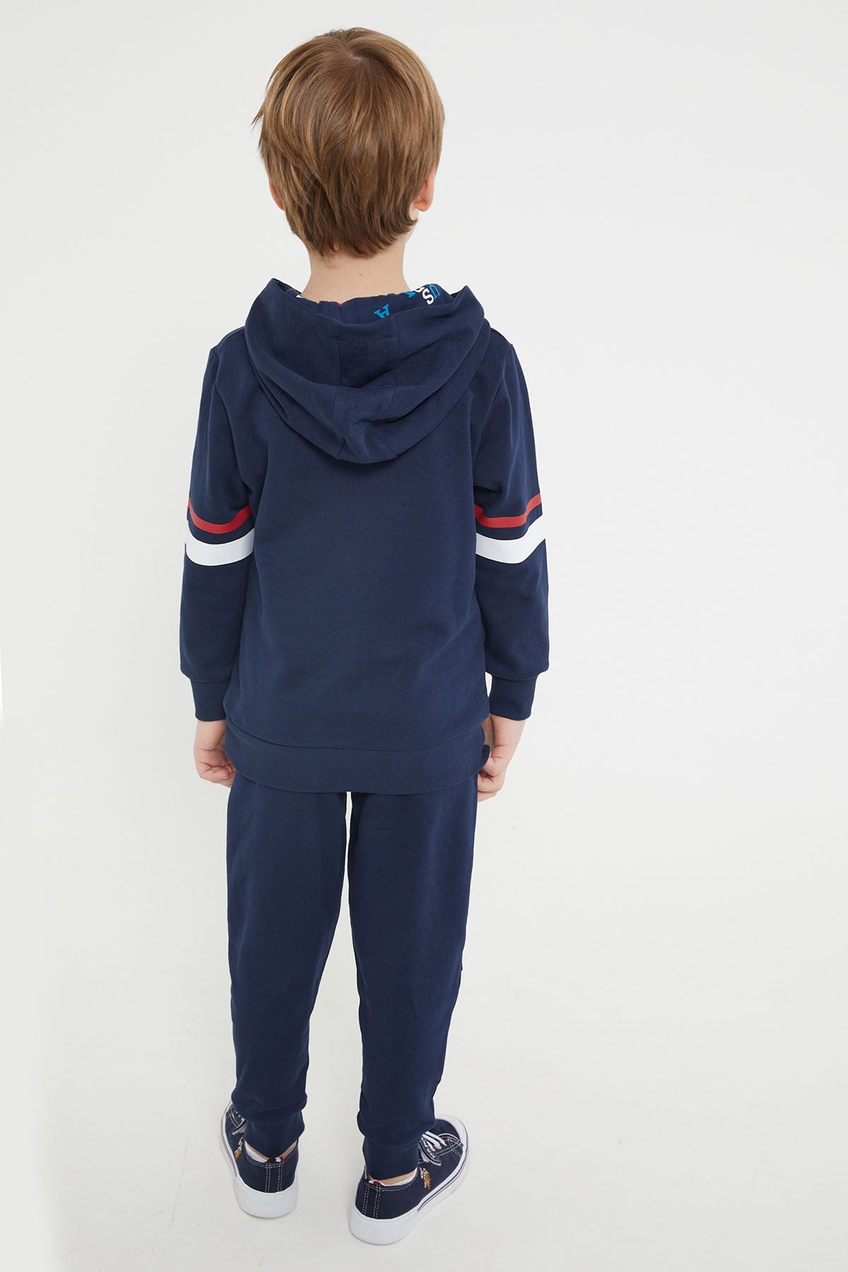 U.s. Polo Assn Lisanslı Lacivert Erkek Çocuk Eşofman Takım Us1133-c
