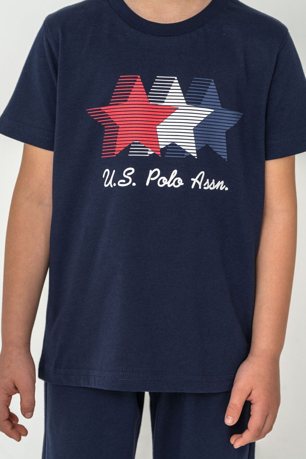 U.S. Polo Assn Erkek Çocuk Lacivert Pijama Takım