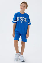 U.S. Polo Assn Erkek Çocuk Mavi Bermuda Takım