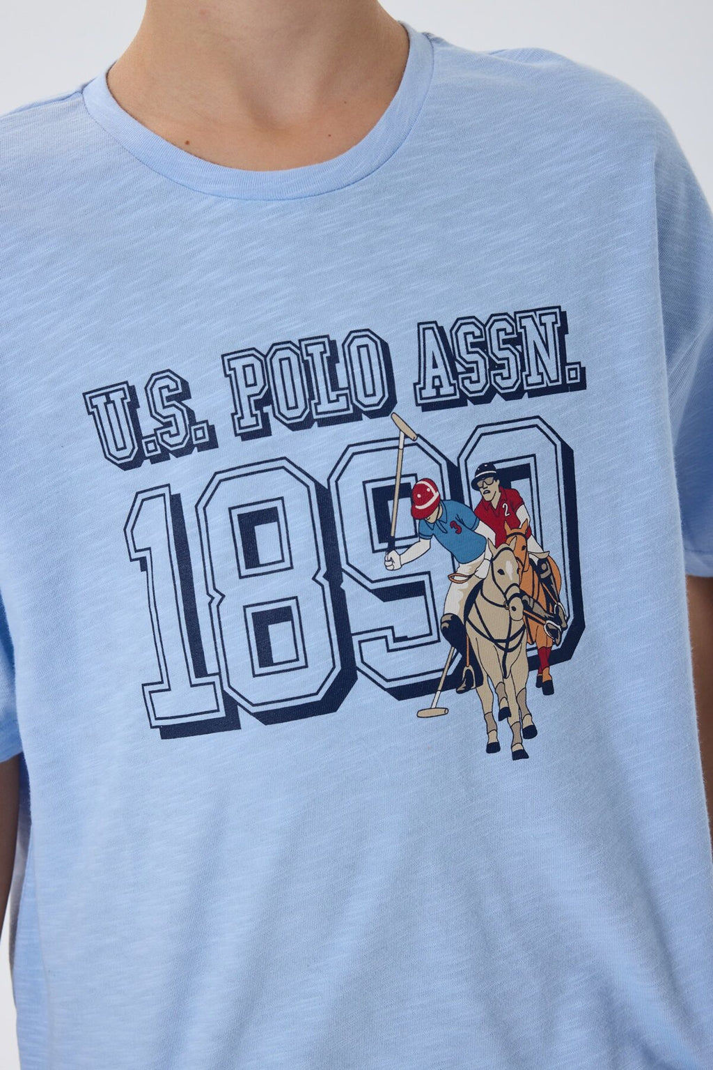 U.S. Polo Assn Erkek Çocuk Mavi Bermuda Takım