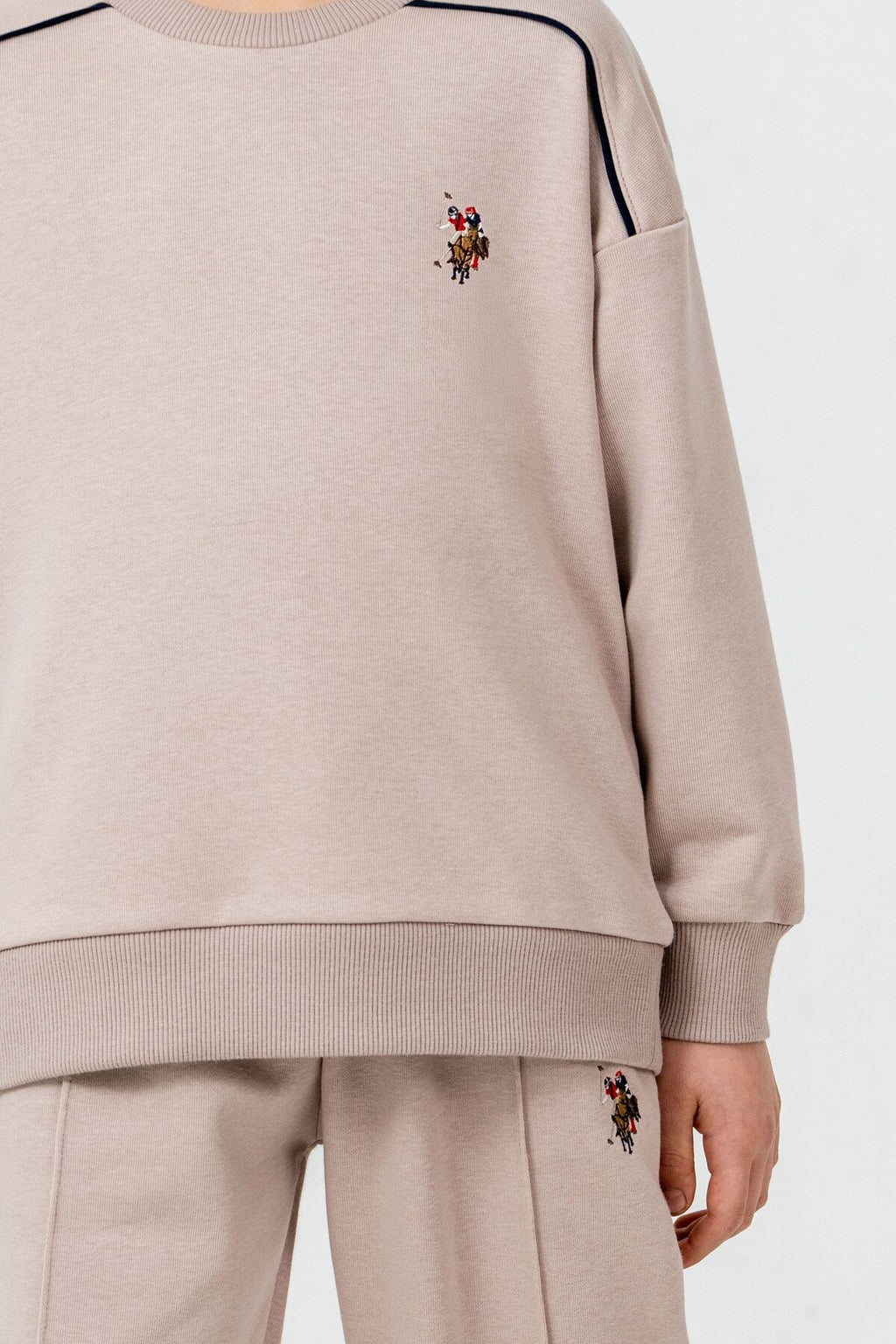 U.S. Polo Assn. Erkek Çocuk Nakışlı Sarı Uzun Kol Eşofman Takımı US2641-C-V3