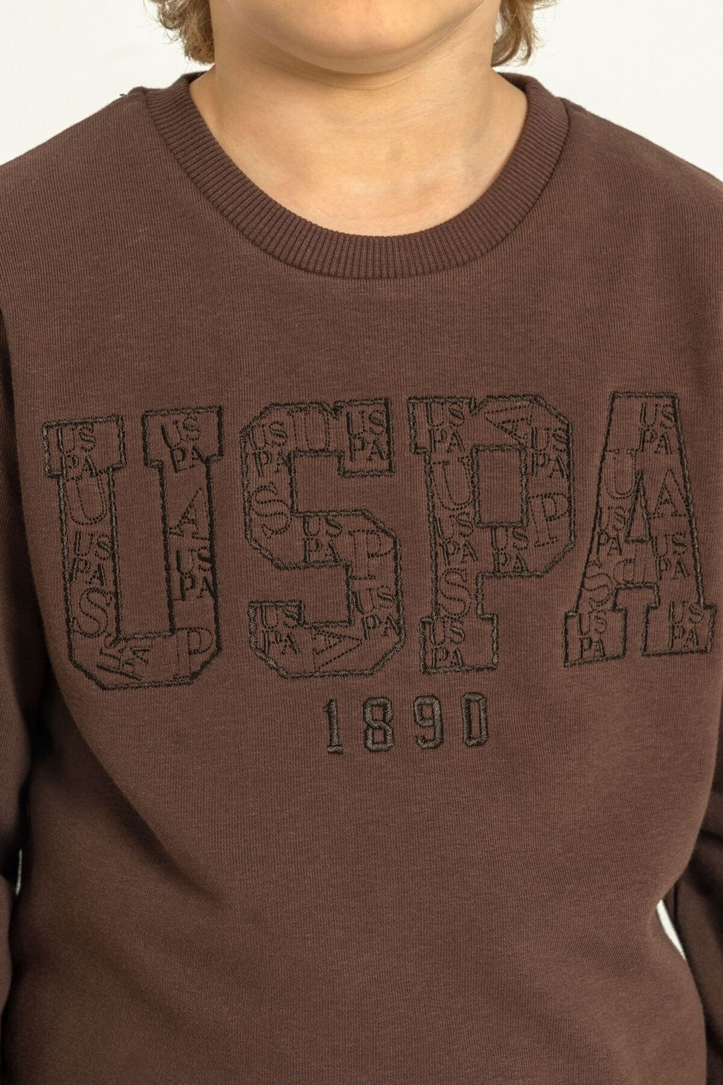 U.S. Polo Assn. Erkek Çocuk Nakışlı Yeşil Uzun Kol Eşofman Takımı US2610-C-V2