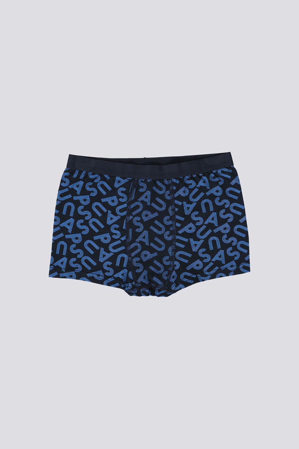 U.S. Polo Assn. Erkek Çocuk Pigment Baskılı Kışlık Regular Fit Lacivert Boxer US1397-C-V1