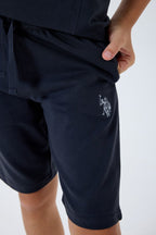 U.S. Polo Assn Erkek Çocuk Siyah Bermuda Takım