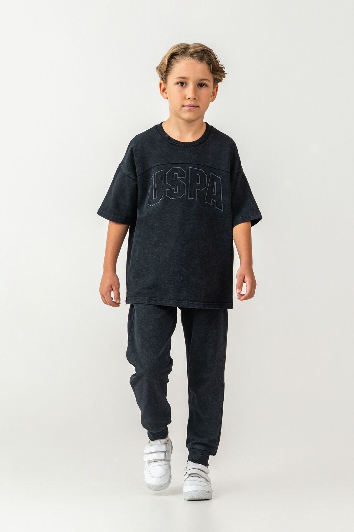 U.S. Polo Assn Erkek Çocuk Siyah Bermuda Takım Ürün ikincil görseli