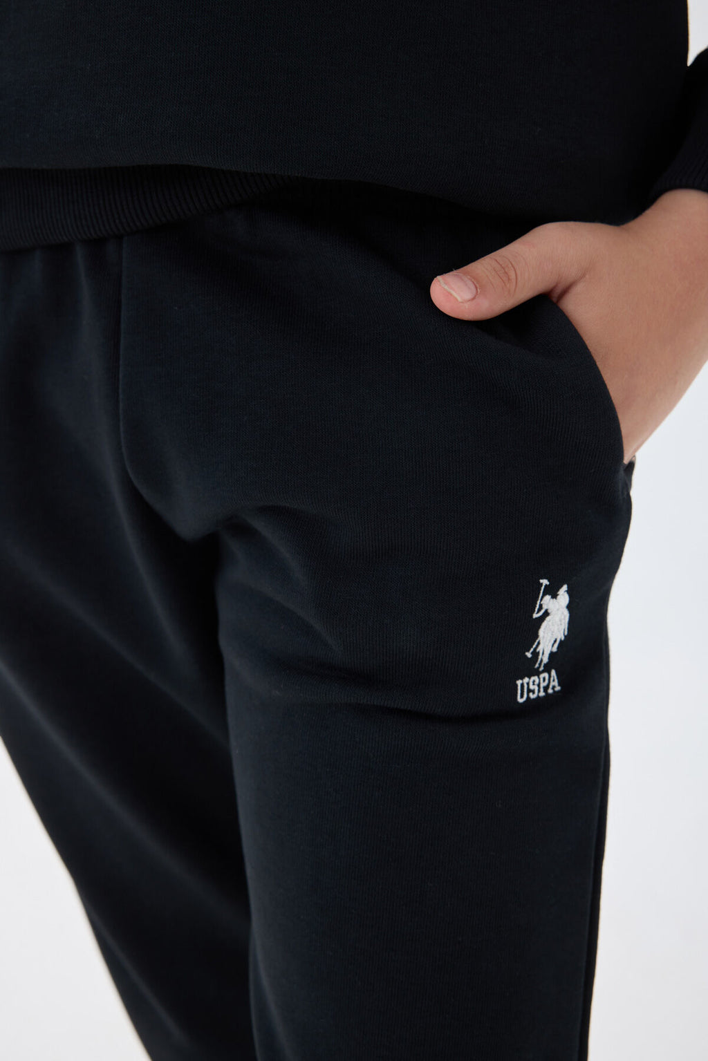 U.s. Polo Assn Erkek Çocuk Siyah Eşofman Takımı