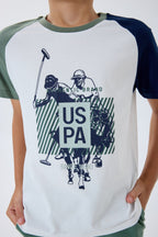U.S. Polo Assn Erkek Çocuk Yeşil Bermuda Takım