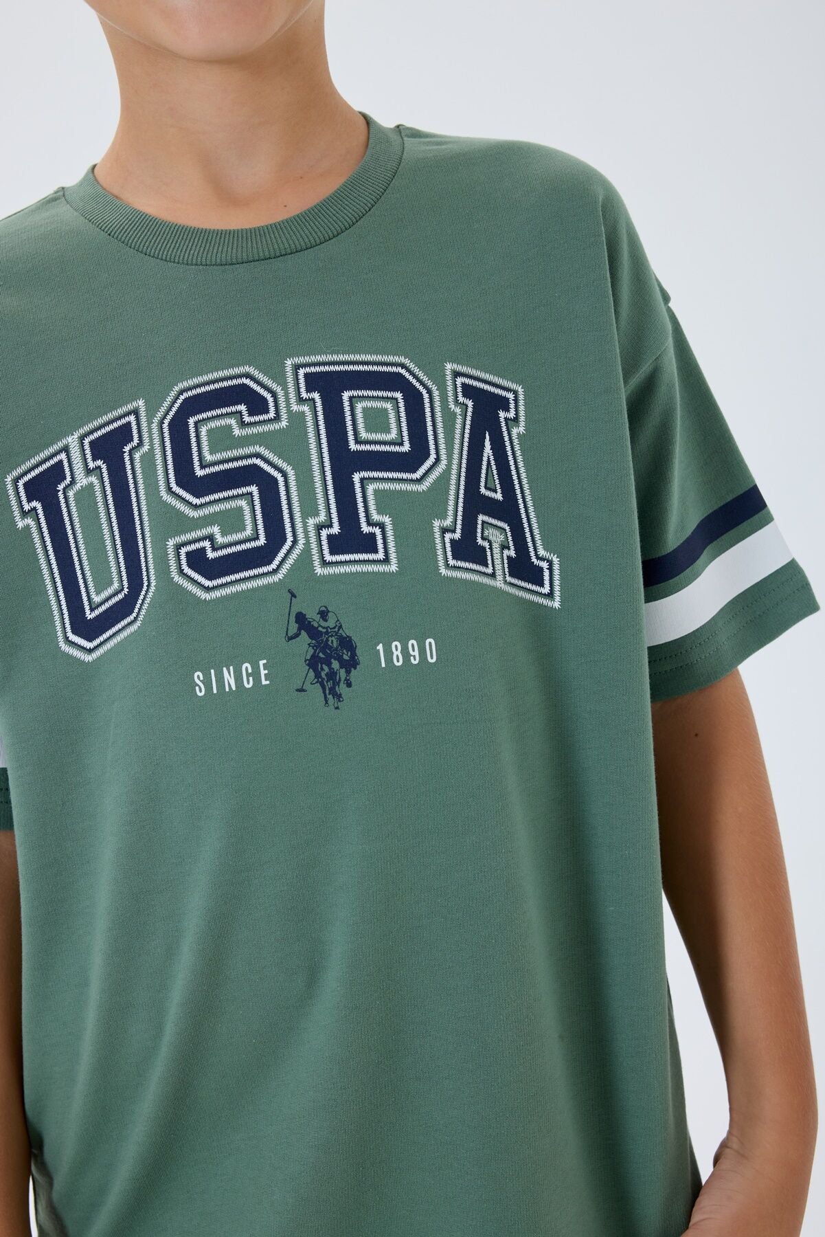 U.S. Polo Assn Erkek Çocuk Yeşil Bermuda Takım