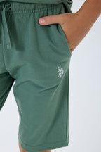 U.S. Polo Assn Erkek Çocuk Yeşil Bermuda Takım