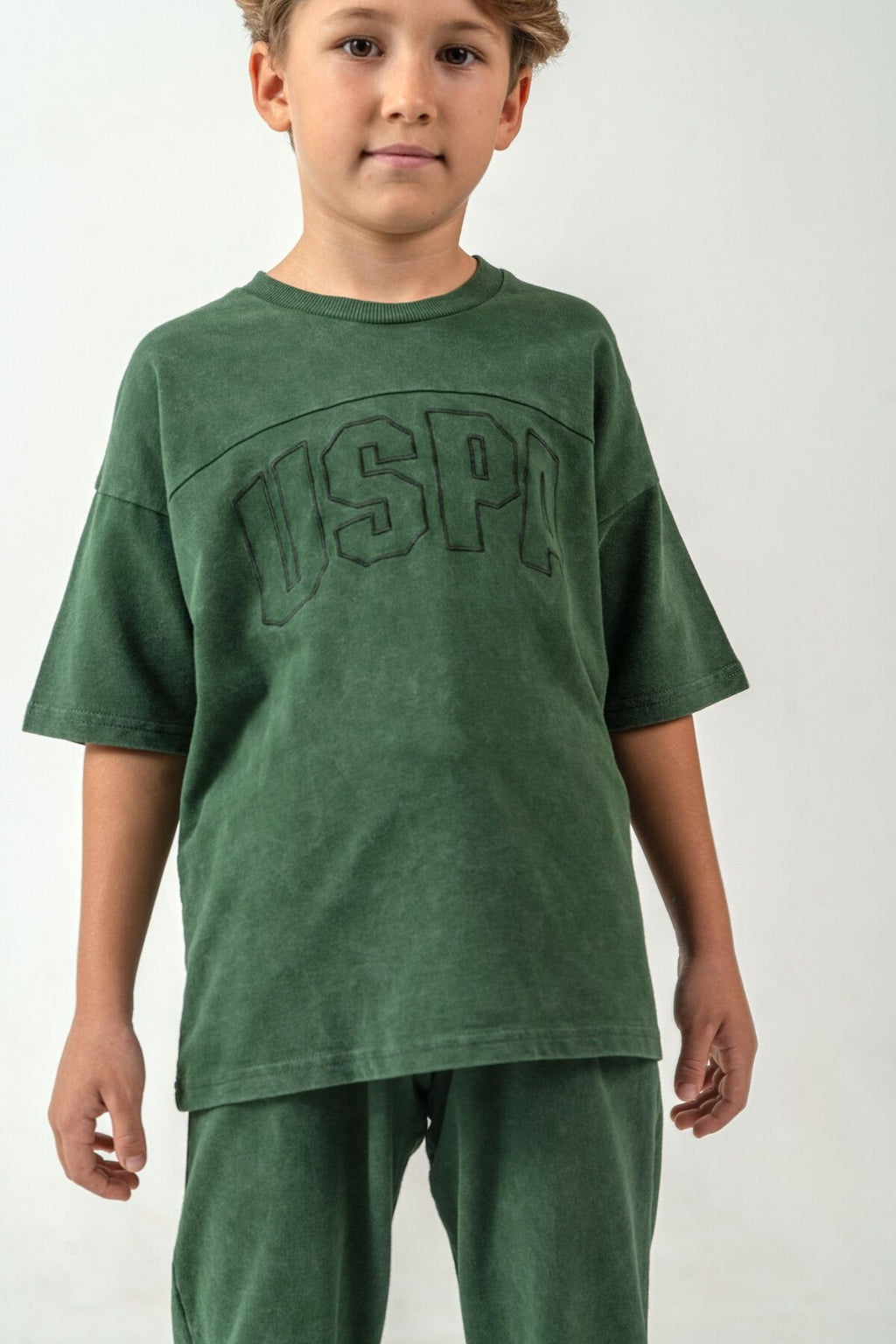 U.S. Polo Assn Erkek Çocuk Yeşil Eşofman Takımı