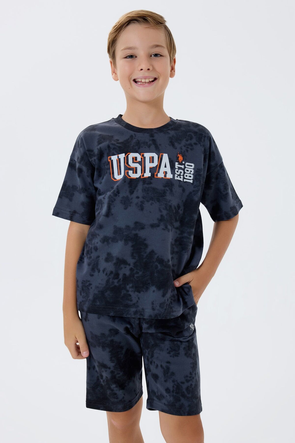 U.S. Polo Assn Erkek Çocuk Yeşil Bermuda Takım