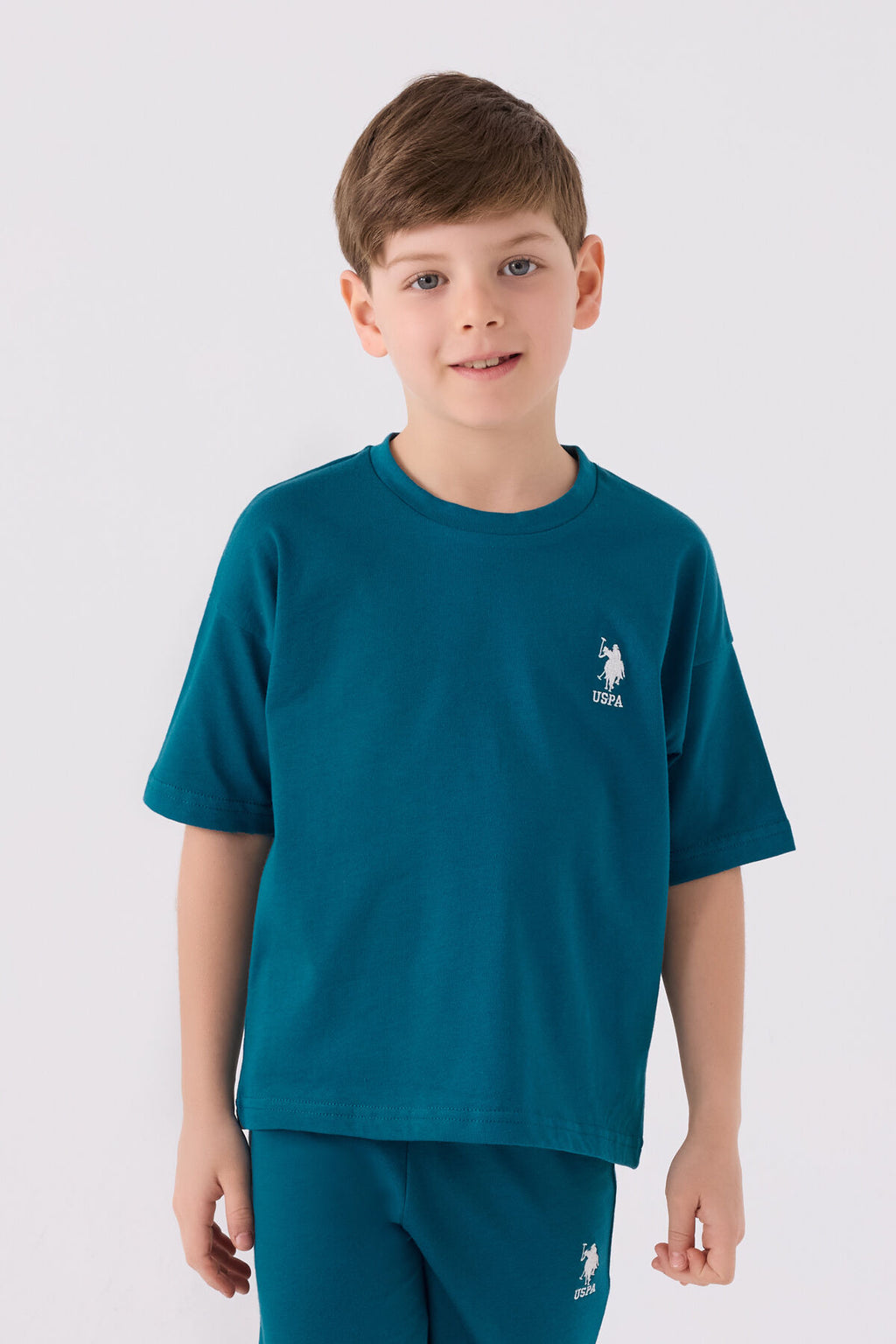 Us Polo Assn Erkek Çocuk Lacivert Bermuda Takım