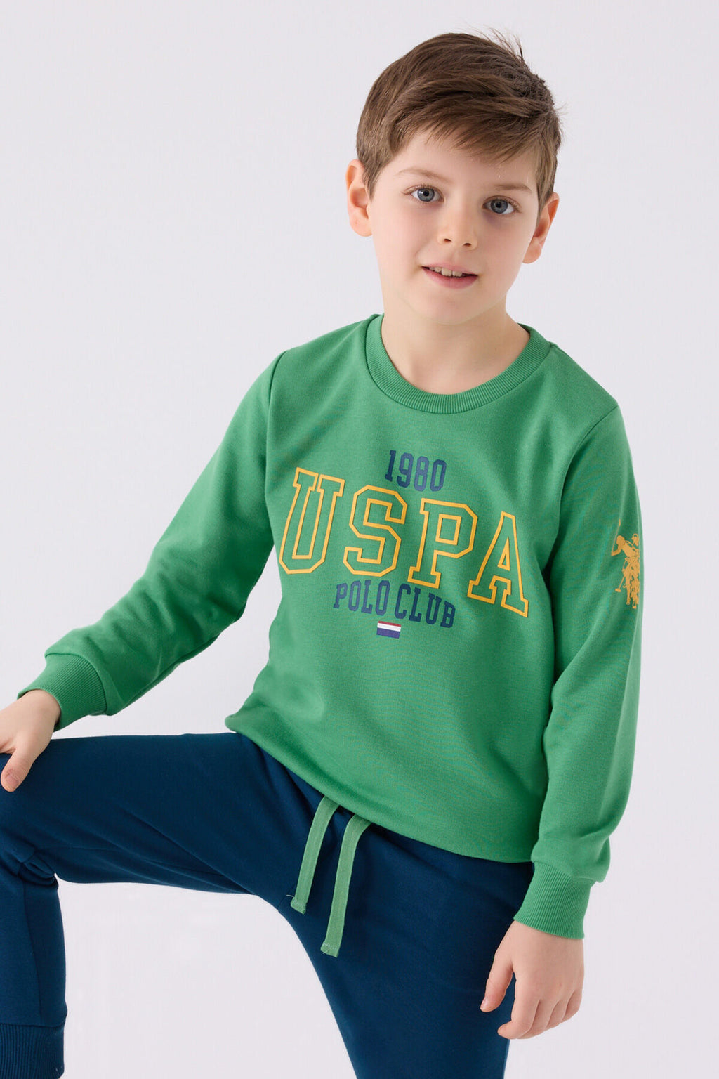 U.s. Polo Assn Erkek Çocuk Yeşil Eşofman Takımı