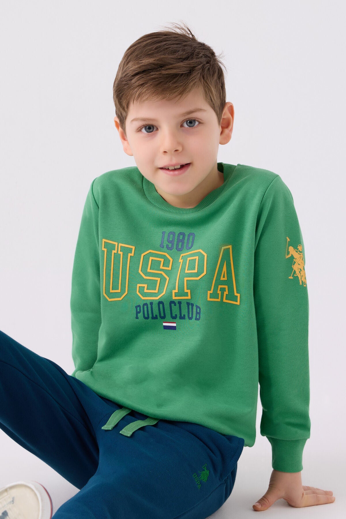 U.s. Polo Assn Erkek Çocuk Yeşil Eşofman Takımı